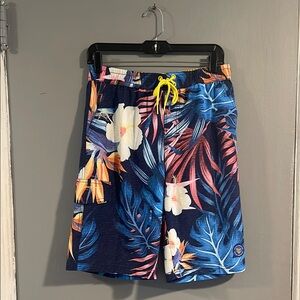 Banana Boat‎ Tropical Floral Swim Shorts Size S